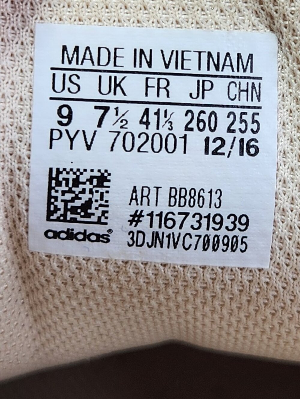 Adidas Samoa Tex Linen Womens Tweed Sneakers Size 9 - Picture 10 of 10